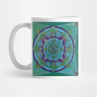 Follow your heart free-hand mandala Mug